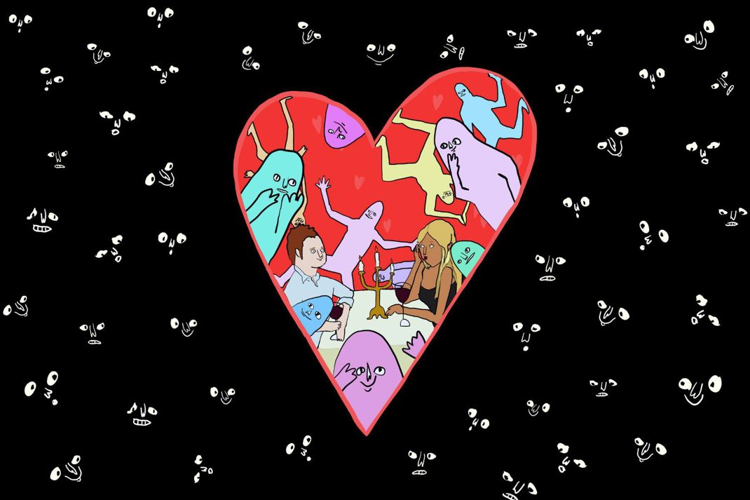 LOOKING FOR LAUGHS - REAL BLIND DATE WITH A "KISS" OF COMEDY